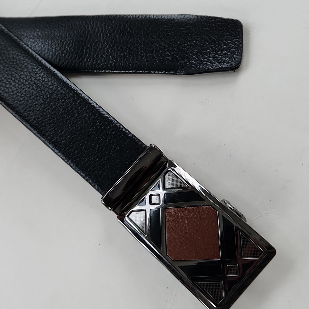 Unisex Black Ratchet Belt